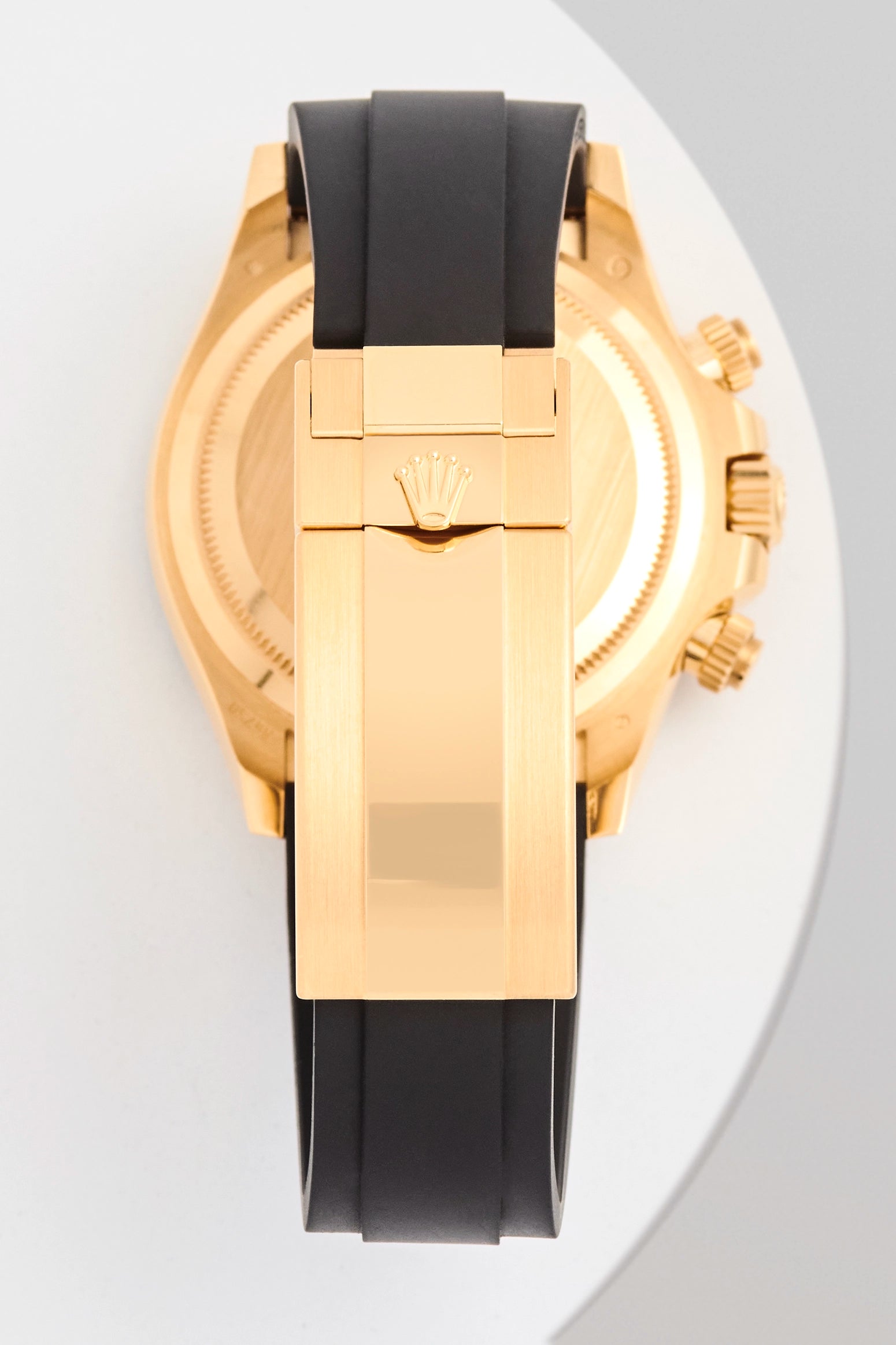 Rolex Daytona Yellow Gold Oysterflex Turquoise Dial 126518LN