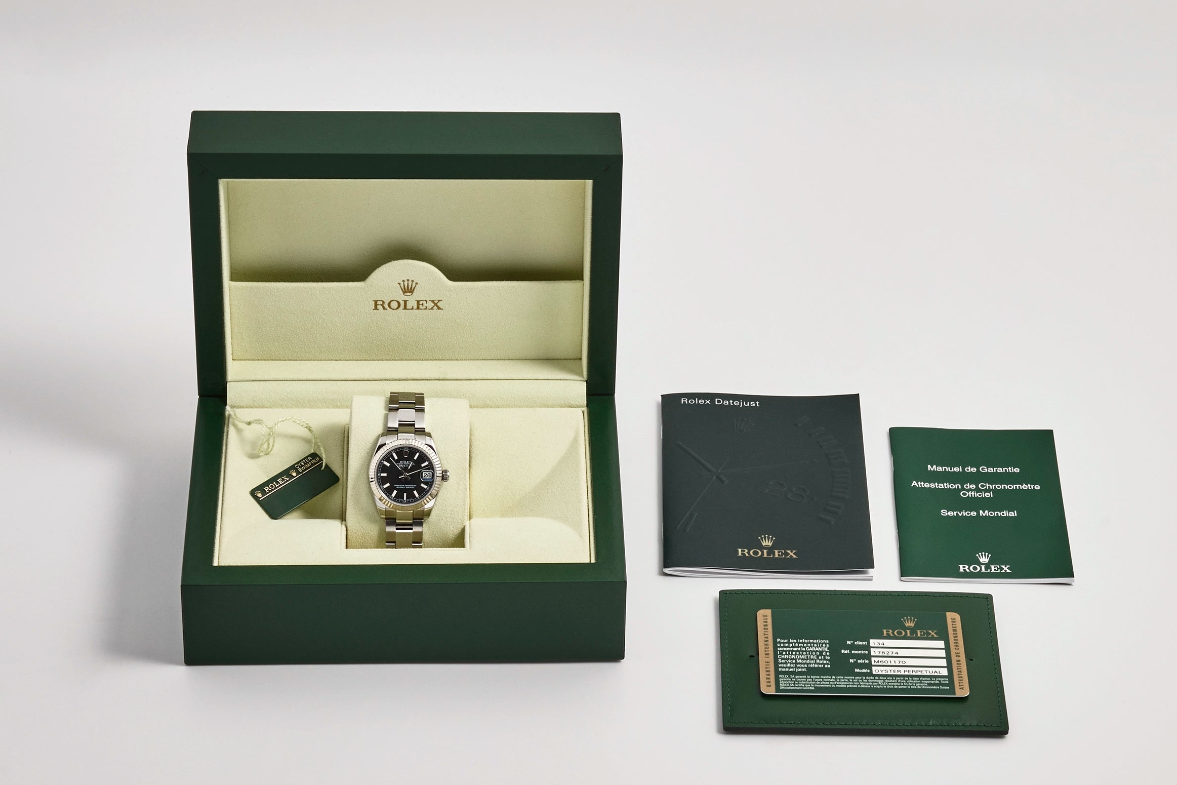 Rolex Datejust 31 Black Dial 178274