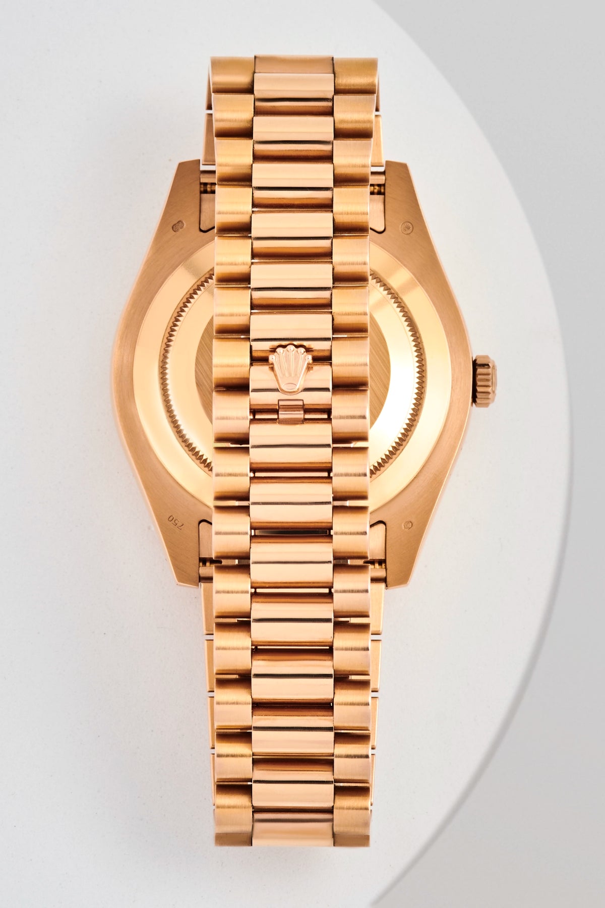 Rolex Day-Date 40 Everose Gold Chocolate Dial 228235