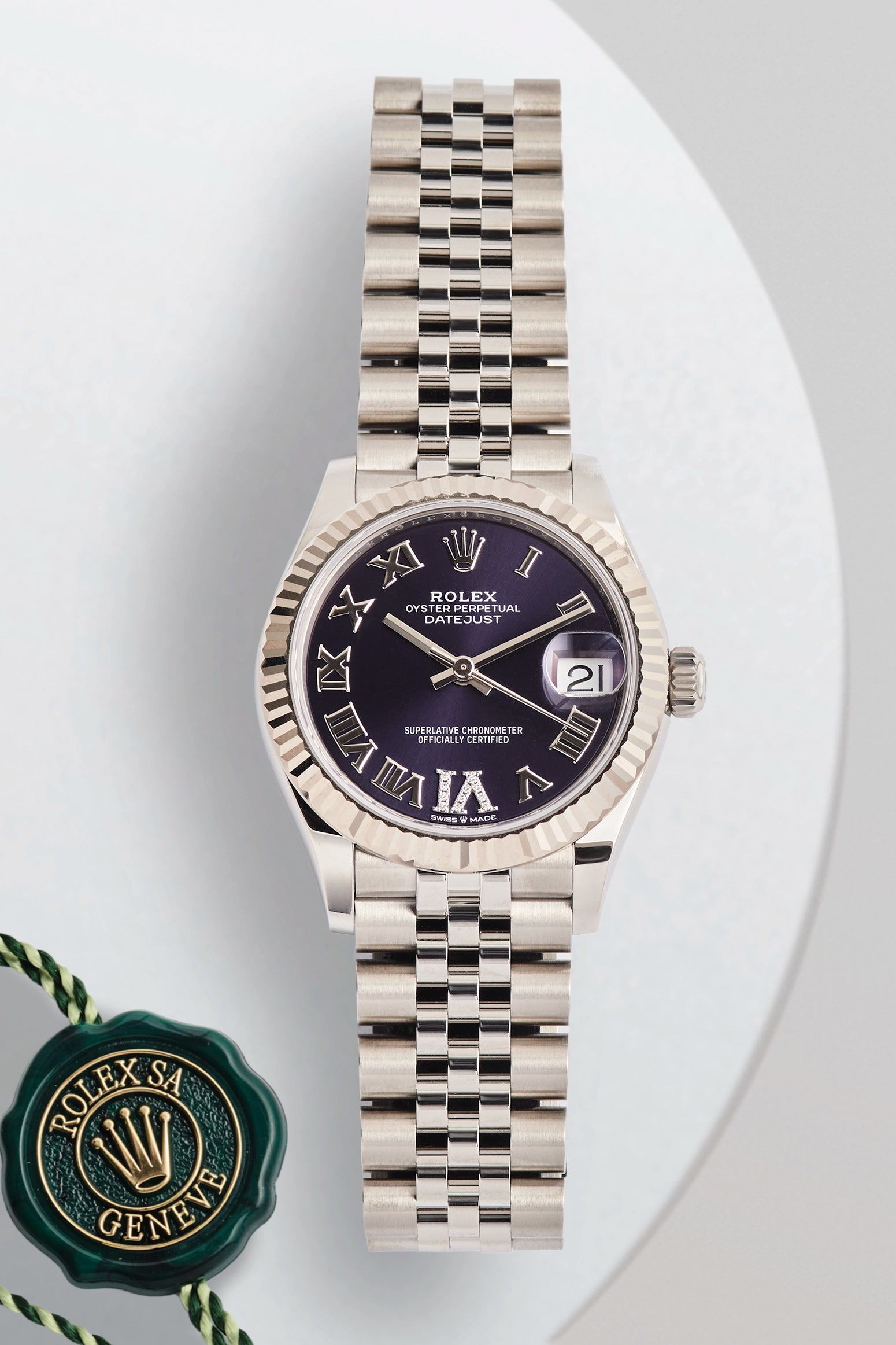 Rolex Datejust 31 Purple Diamond Dial 278274