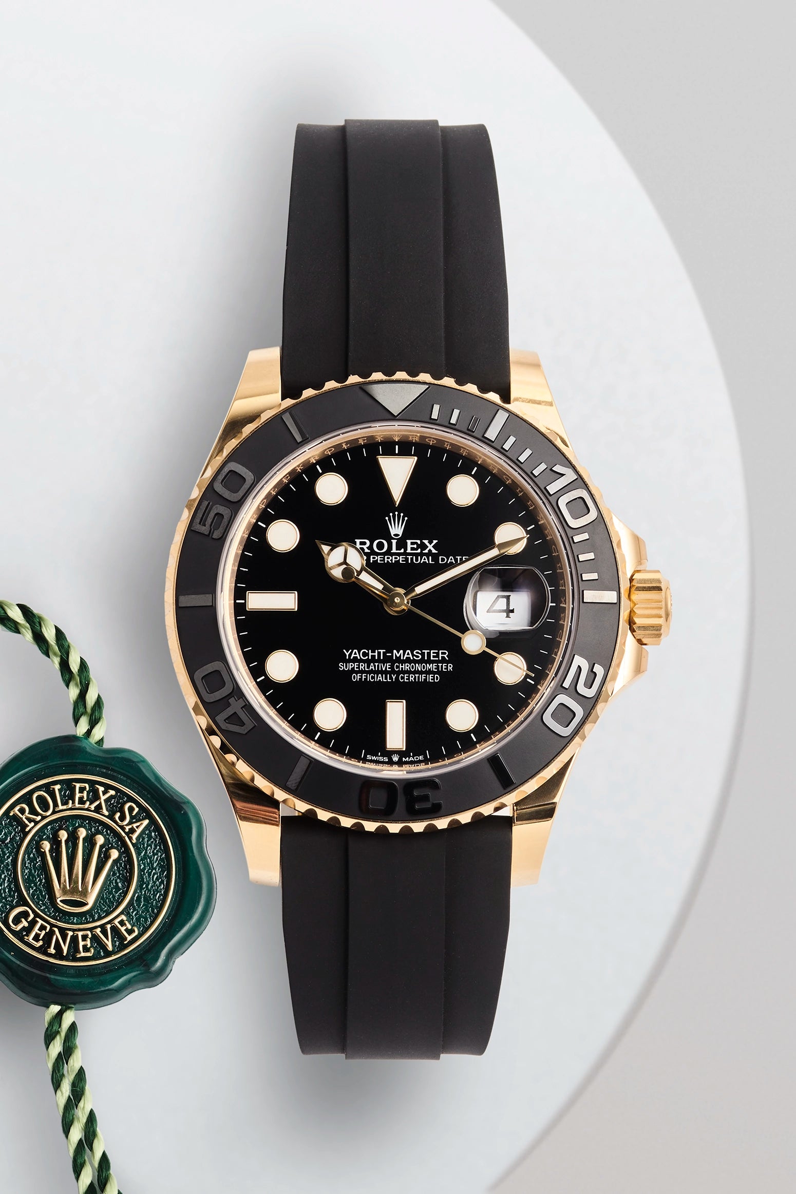 Rolex Yacht-Master 42 Yellow Gold Oysterflex 226658