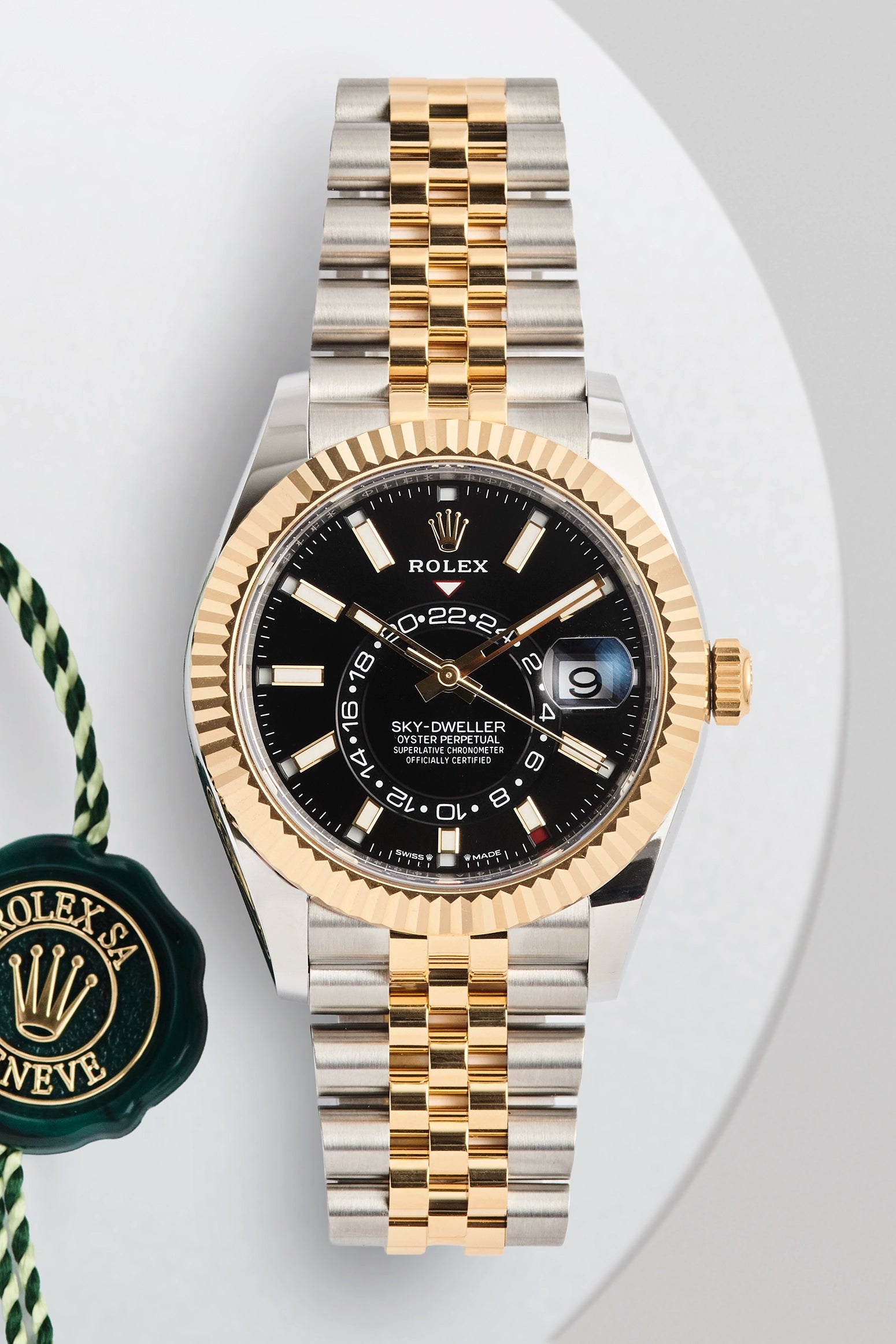 Rolex Sky-Dweller Yellow Gold Black Dial 336933