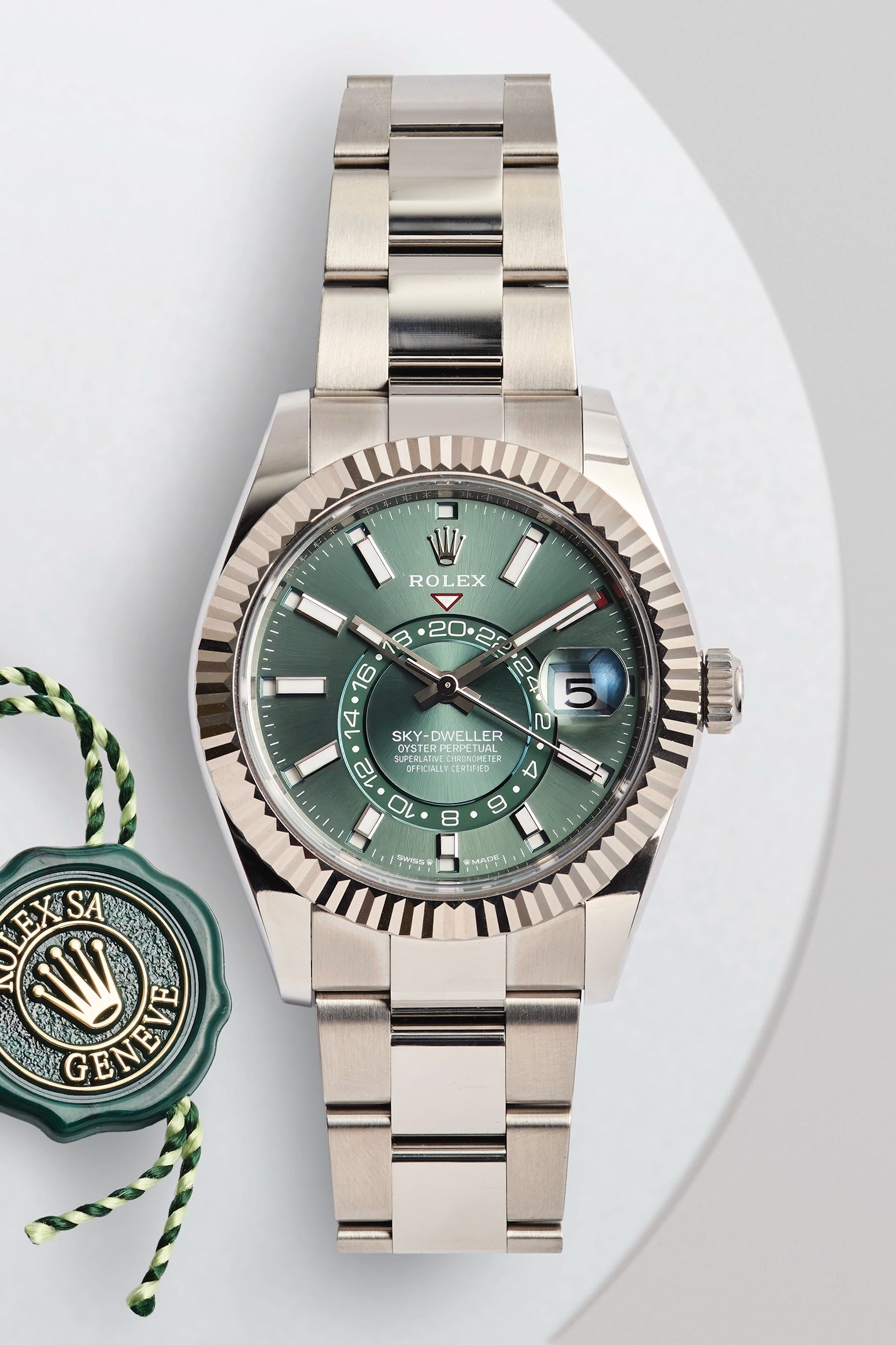 Rolex Sky-Dweller Green Dial Oyster-Bracelet 336934