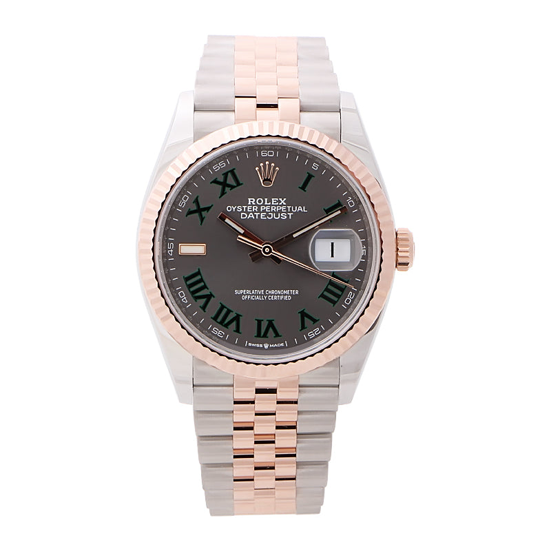 Rolex Datejust 36 Everose Gold Wimbledon Dial 126231