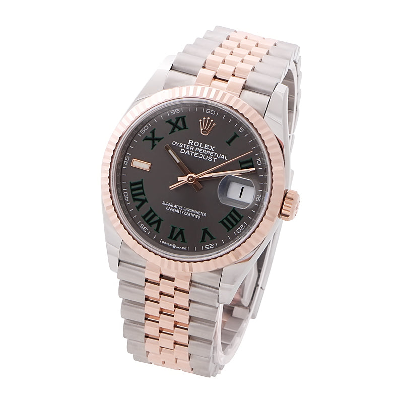 Rolex Datejust 36 Everose Gold Wimbledon Dial 126231