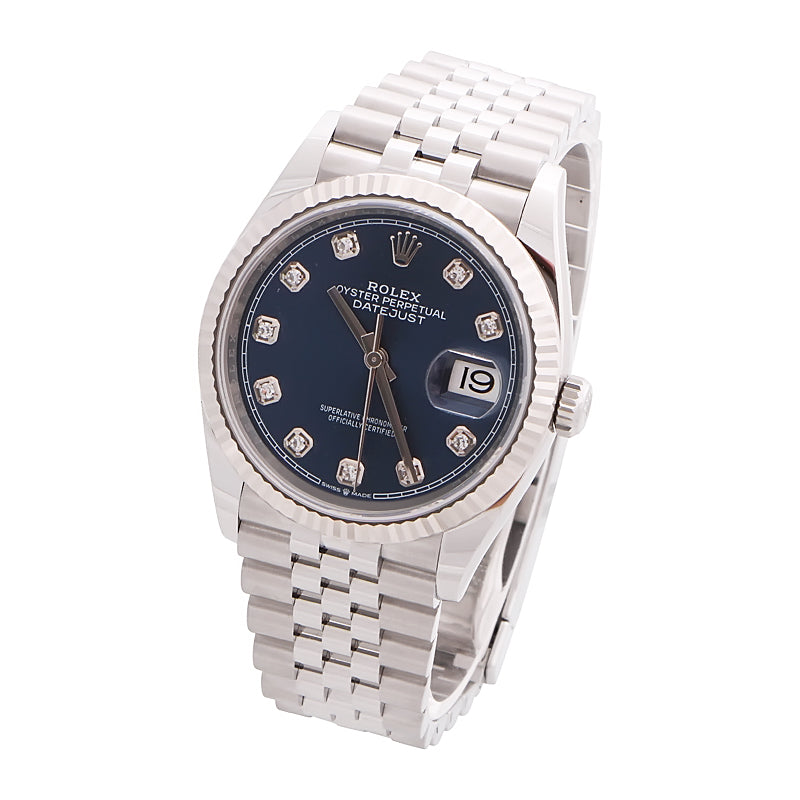 Rolex Datejust 36 Blue Diamond Dial 126234