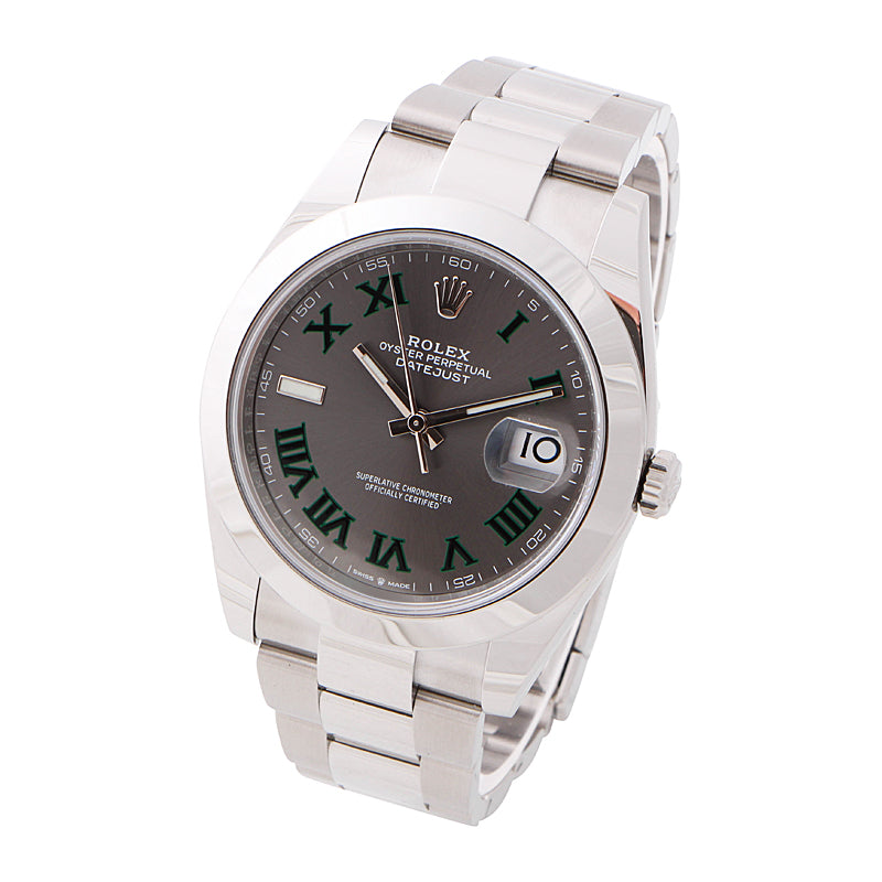 Rolex Datejust 41 Wimbledon Dial 126300