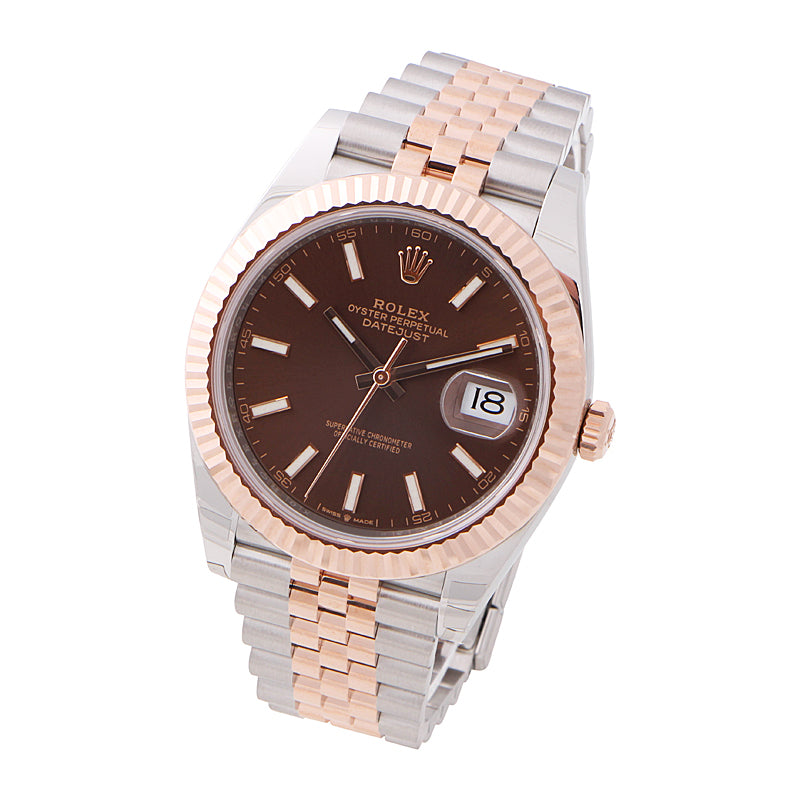 Rolex Datejust 41 Everose Gold Chocolate Dial 126331
