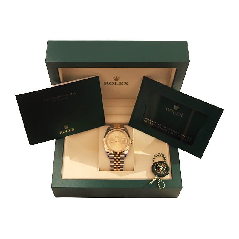 Rolex Datejust 41 Yellow Gold Champagne Dial 126333