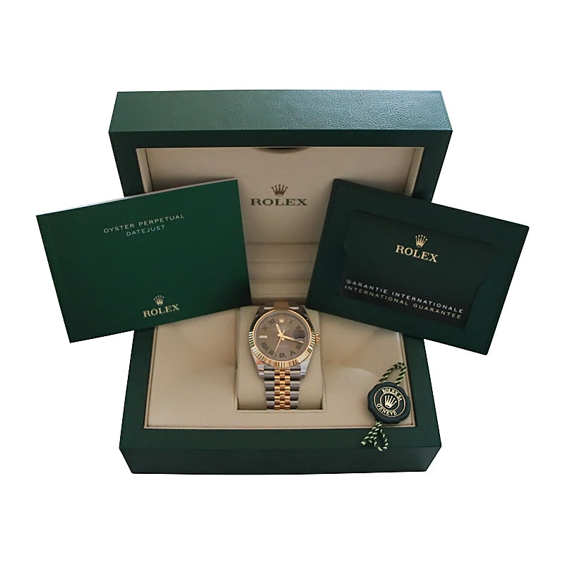 Rolex Datejust 41 Yellow Gold Wimbledon Dial 126333