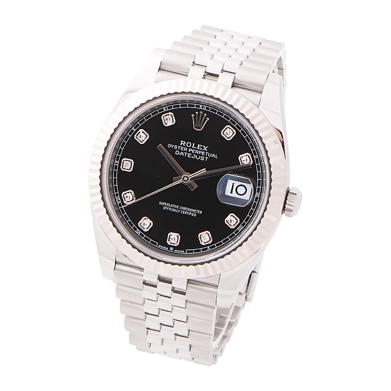 Rolex Datejust 41 Black Diamond Dial 126334