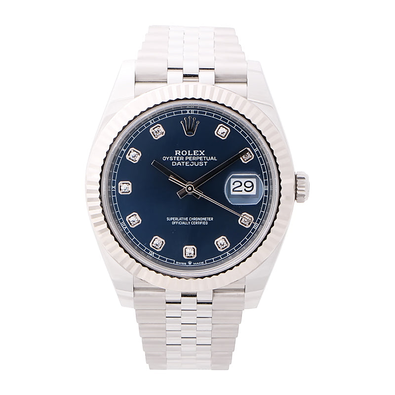 Rolex Datejust 41 Blue Diamond Dial 126334
