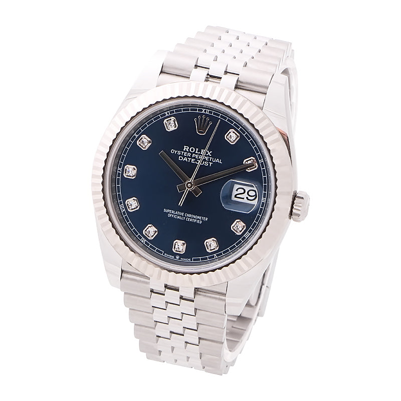 Rolex Datejust 41 Blue Diamond Dial 126334