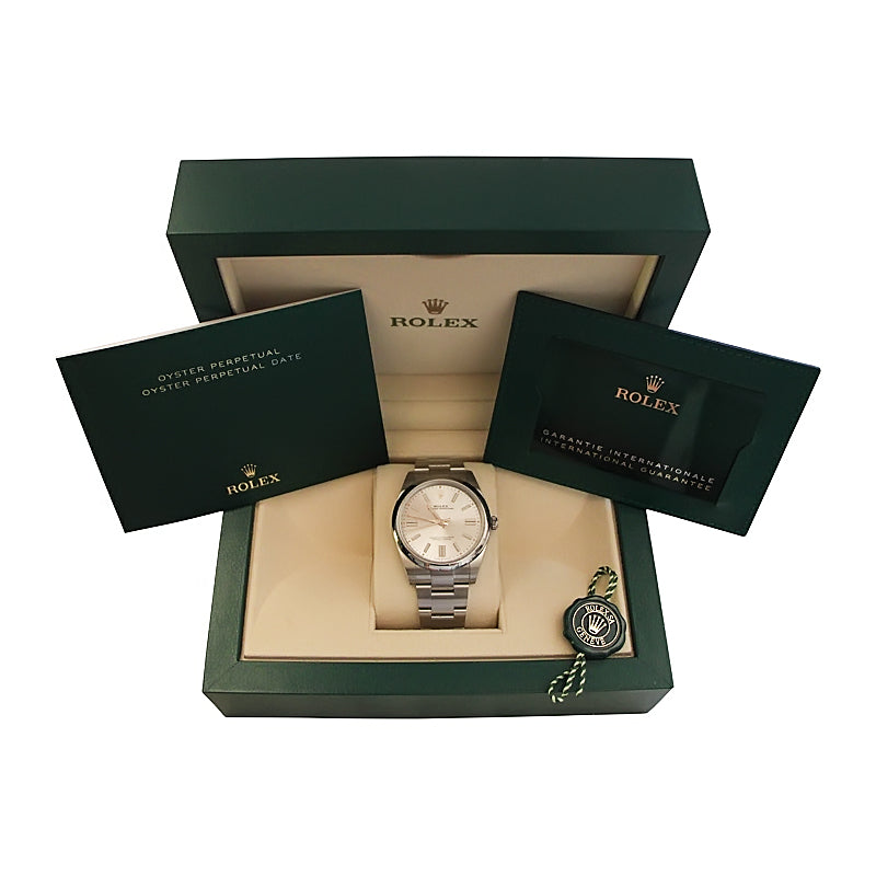 Rolex Oyster Perpetual 41MM Silver Dial 124300