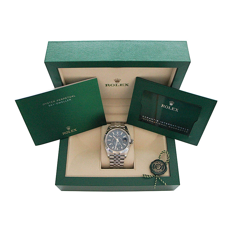 Rolex Sky-Dweller Blue Dial Jubilee Bracelet 336934