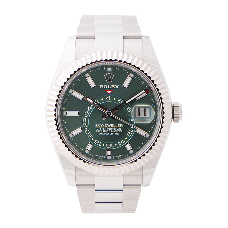 Rolex Sky-Dweller Green Dial Oyster-Bracelet 336934