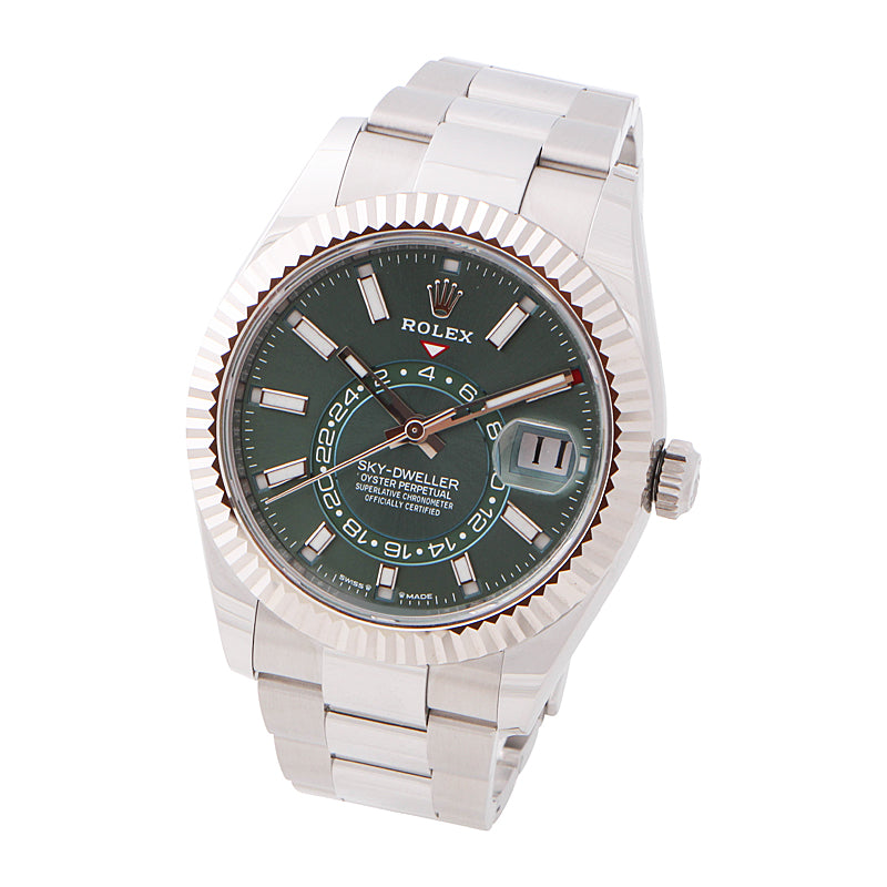 Rolex Sky-Dweller Green Dial Oyster-Bracelet 336934