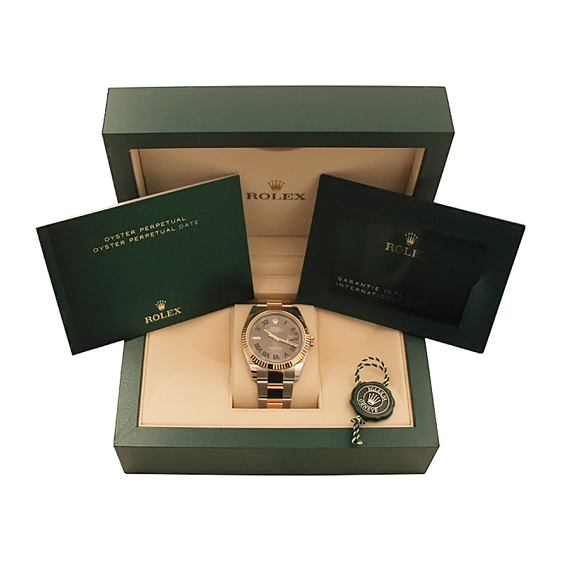 Rolex Datejust 41 Yellow Gold Wimbledon Dial 126333