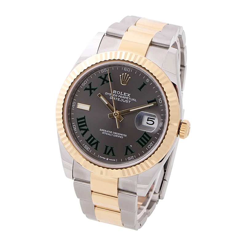 Rolex Datejust 41 Yellow Gold Wimbledon Dial 126333