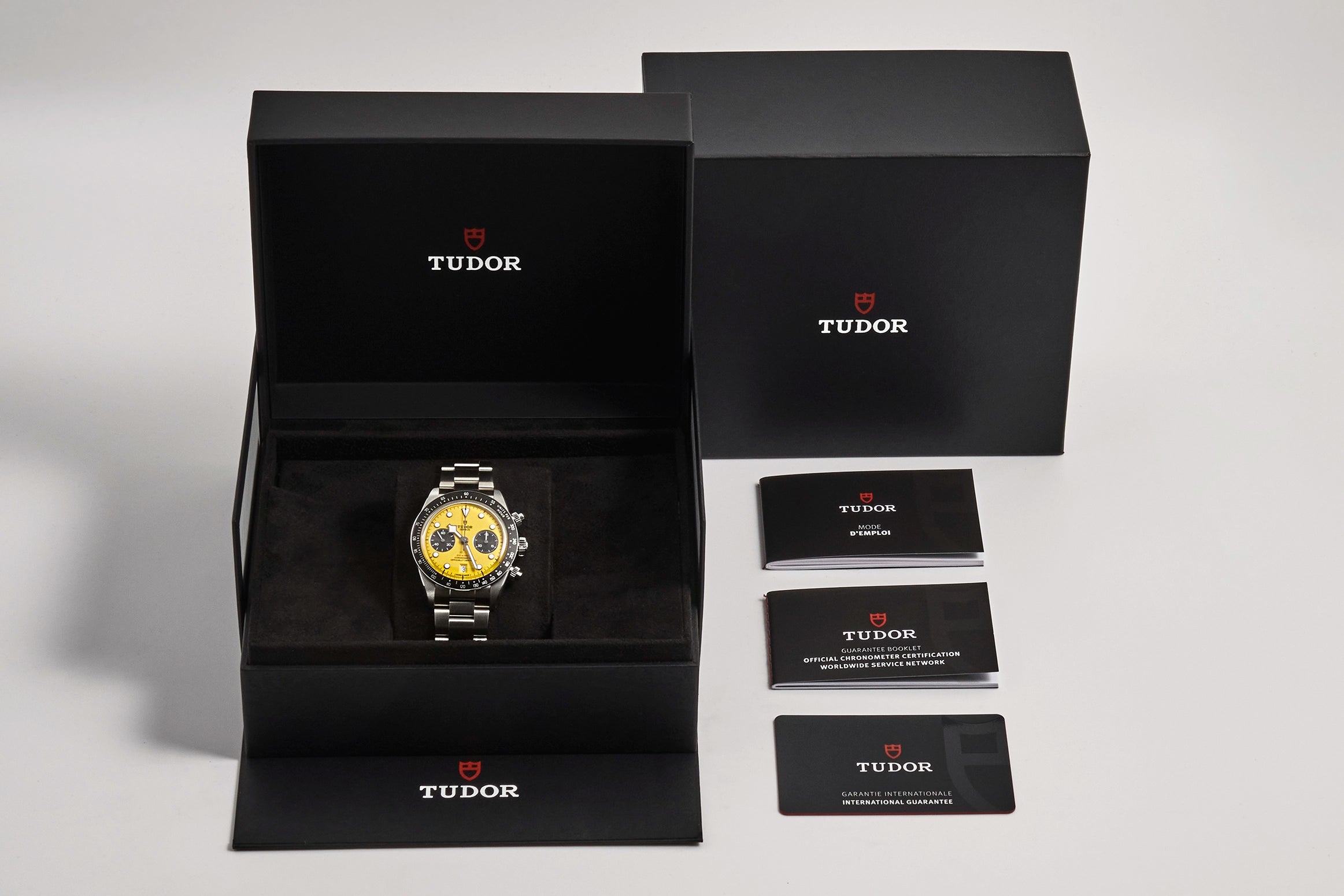 Tudor Black Bay Chrono 39MM Yellow Dial 79310N