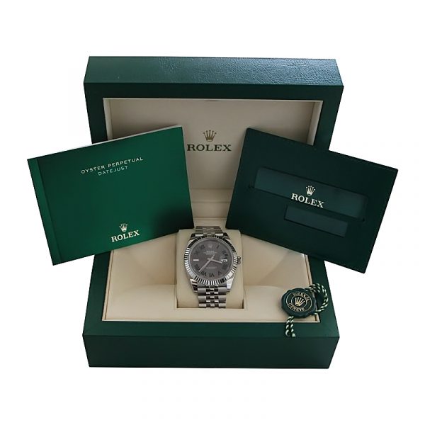 Rolex Datejust 41 Wimbledon Dial 126334 - Afbeelding 4