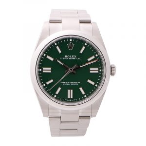 Rolex Oyster Perpetual 41MM Green Dial 124300