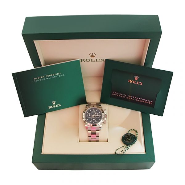 Rolex Daytona White Gold Blue Dial 116509 - Afbeelding 4