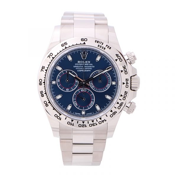 Rolex Daytona White Gold Blue Dial 116509