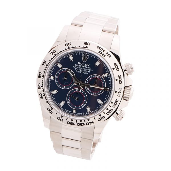 Rolex Daytona White Gold Blue Dial 116509 - Afbeelding 2