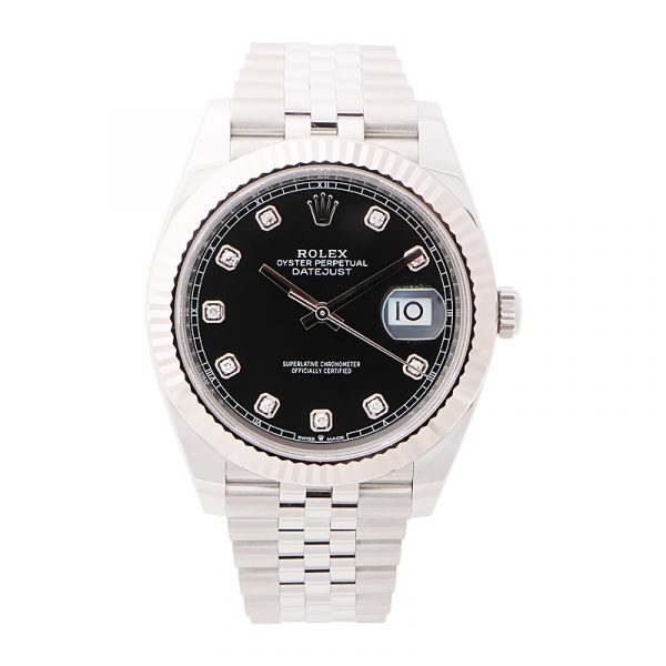 Rolex Datejust 41 Black Diamond Dial 126334