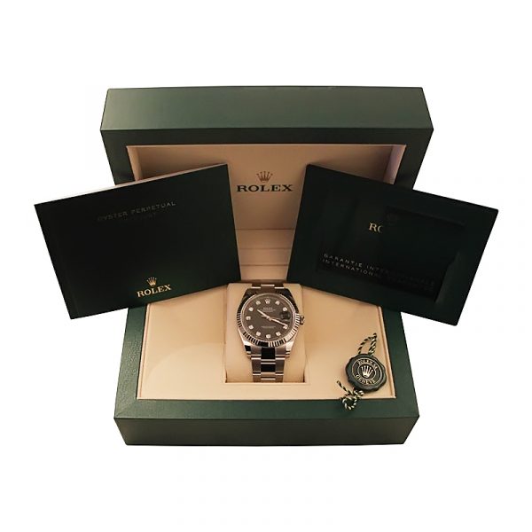 Rolex Datejust 41 Black Diamond Dial 126334 - Afbeelding 4