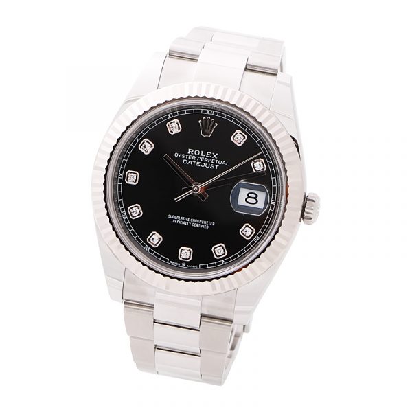 Rolex Datejust 41 Black Diamond Dial 126334 - Afbeelding 2