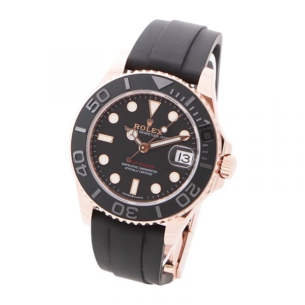 Rolex Yacht-Master 37 Everose Gold Oysterflex 268655 - Image 2