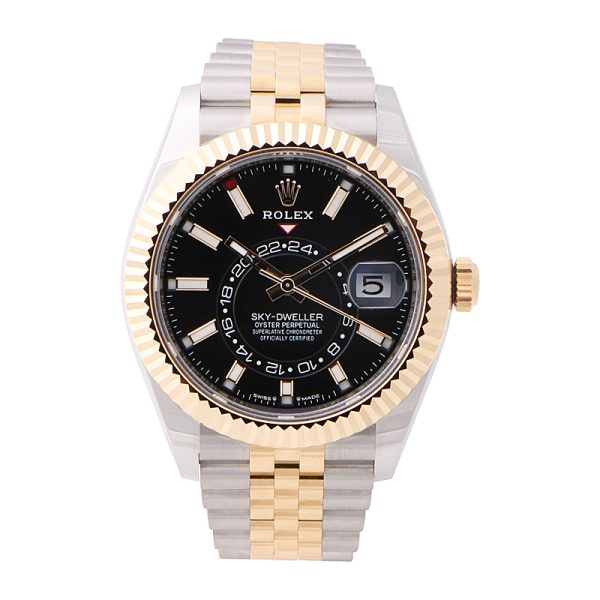 Rolex Sky-Dweller Yellow Gold Black Dial 336933