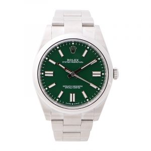 Rolex Oyster Perpetual 41MM Green Dial 124300