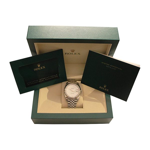 Rolex Datejust 41 White Roman Dial 126334 - Afbeelding 4