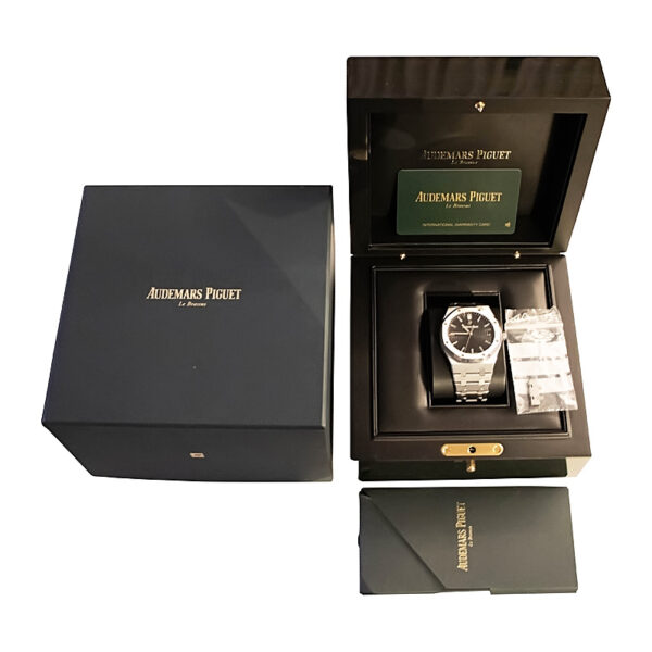 Audemars Piguet Royal Oak 41MM Black Dial 15500ST - Image 4