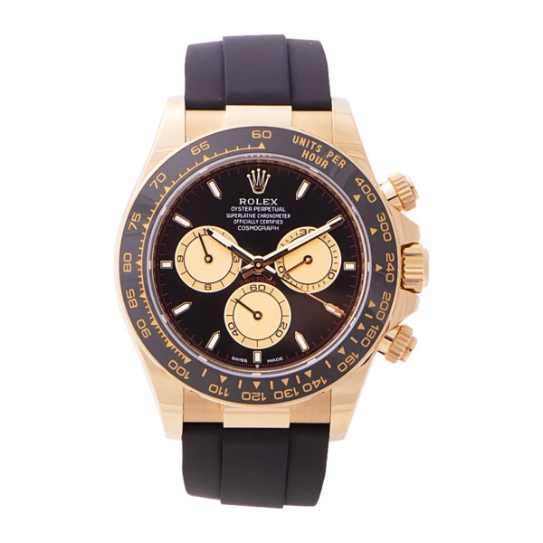 Rolex Daytona Yellow Gold Black & Gold Dial 126518LN