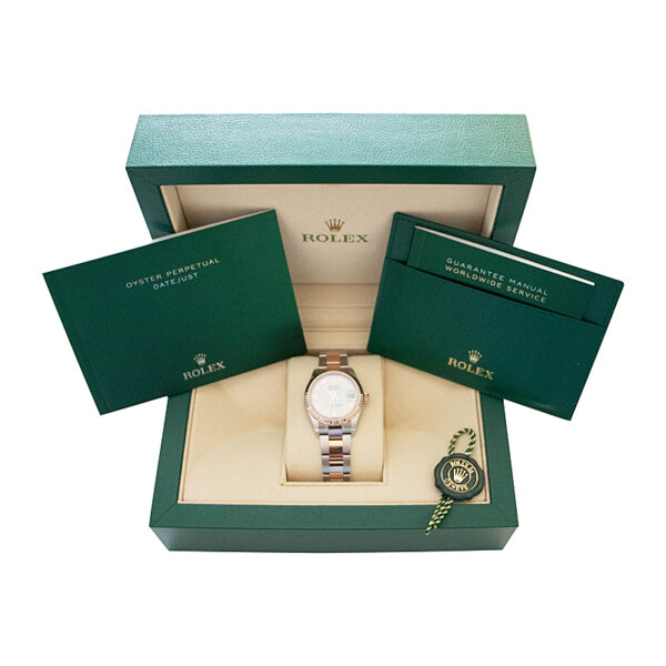 Rolex Datejust 31 Everose Gold White Roman Dial 278271 - Image 4