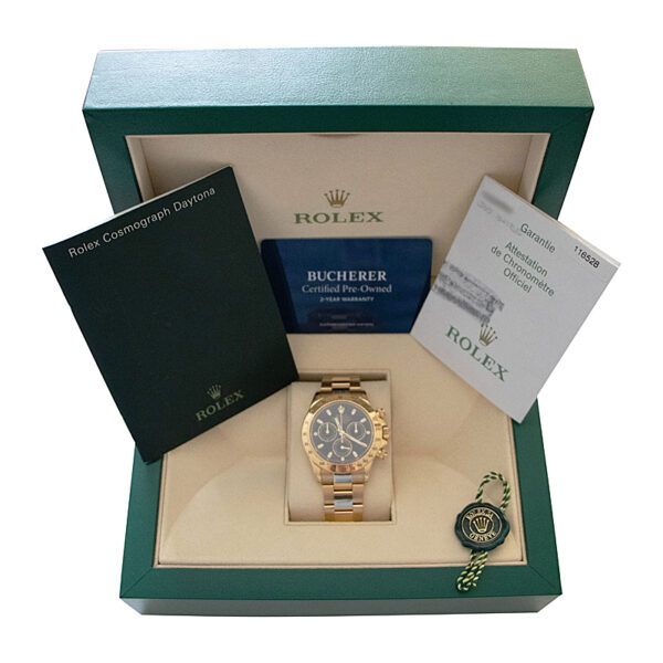 Rolex Daytona Yellow Gold Black Dial 116528 - Image 4