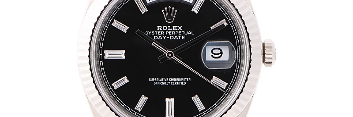 Rolex Day-Date kopen - white gold diamond dial